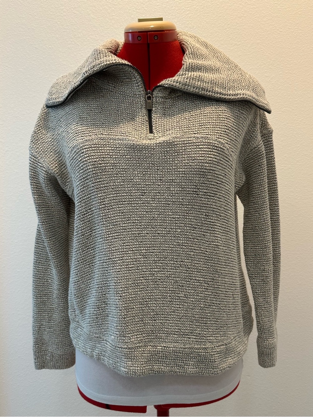 90 Degree by Reflex - Cozy Half-Zip Knit Pullover - Women's Size Extra Small